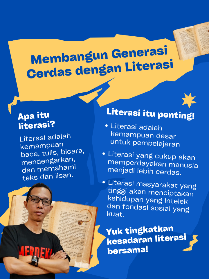 Generasi cerdas dengan Literasi